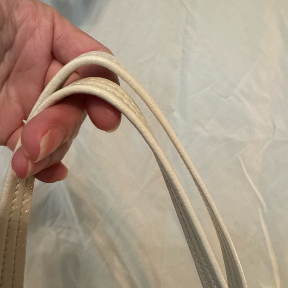 Authentic 2011 Coach Laura Signature Jacquard Tote Bag - White and Tan - Picture 6 of 10